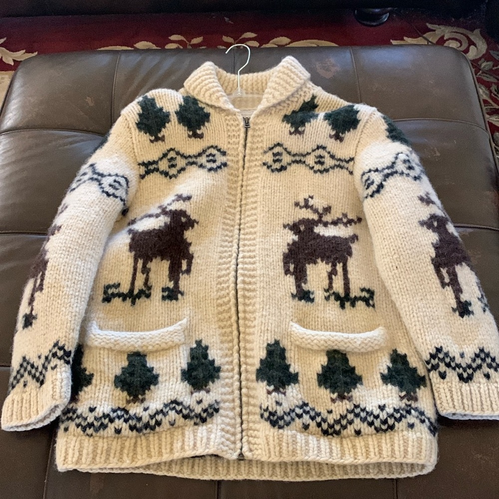 Vintage Polo style cardigan small